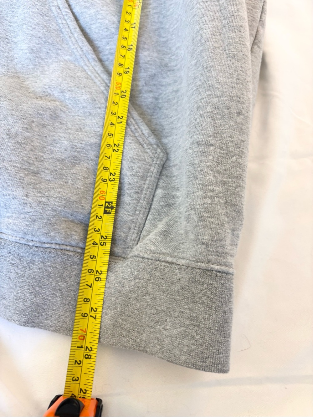 Carhartt Heather Gray Hoodie with Gold Logo - Picture 7 of 7